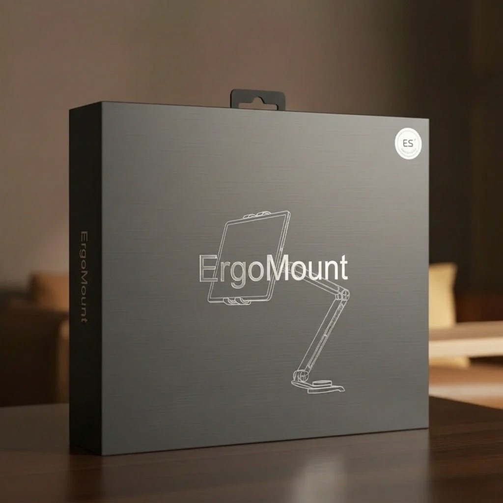 50% RABATT | ErgoMount / Stabiler Aluminium-Tablet- und Handy-Halter für ergonomisches50% RABATT | ErgoMount / Stabiler Aluminium-Tablet- und Handy-Halter für ergonomisches - Sopheria