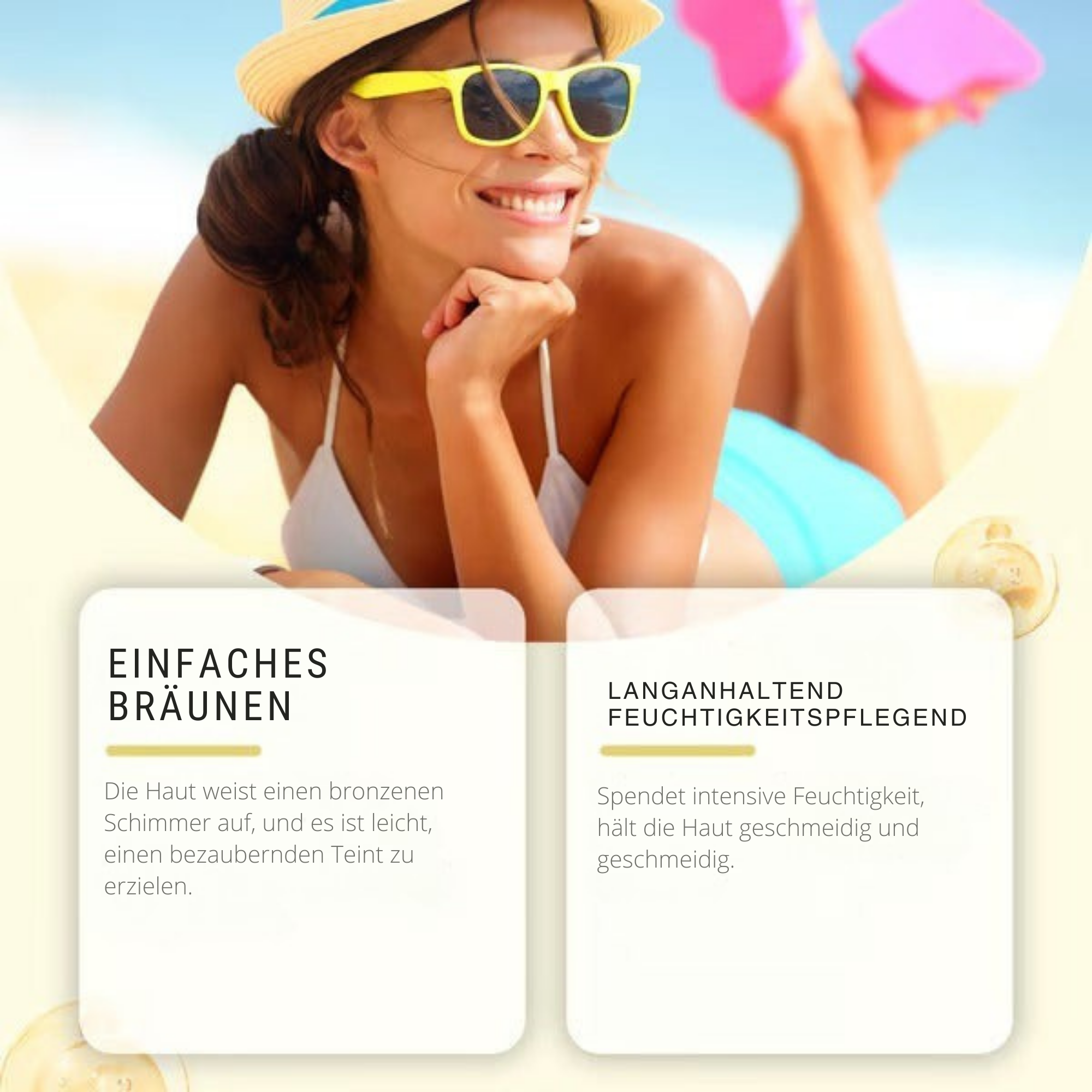 SonnenSchimmer™ / Gold Shimmer Selbstbräunungsbeschleuniger-Gel