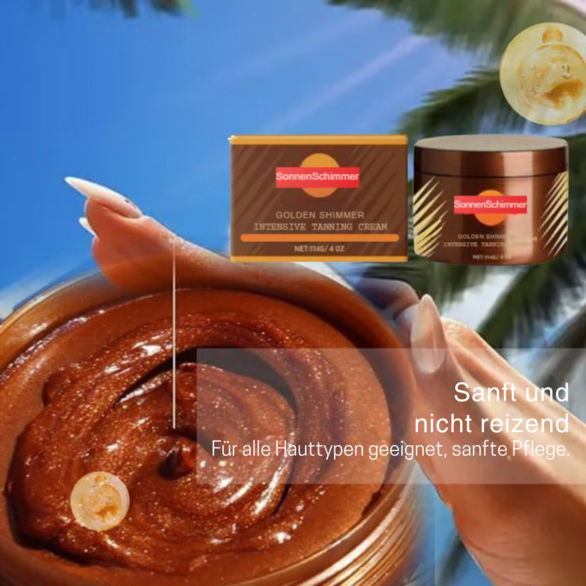 SonnenSchimmer™ / Gold Shimmer Selbstbräunungsbeschleuniger-Gel