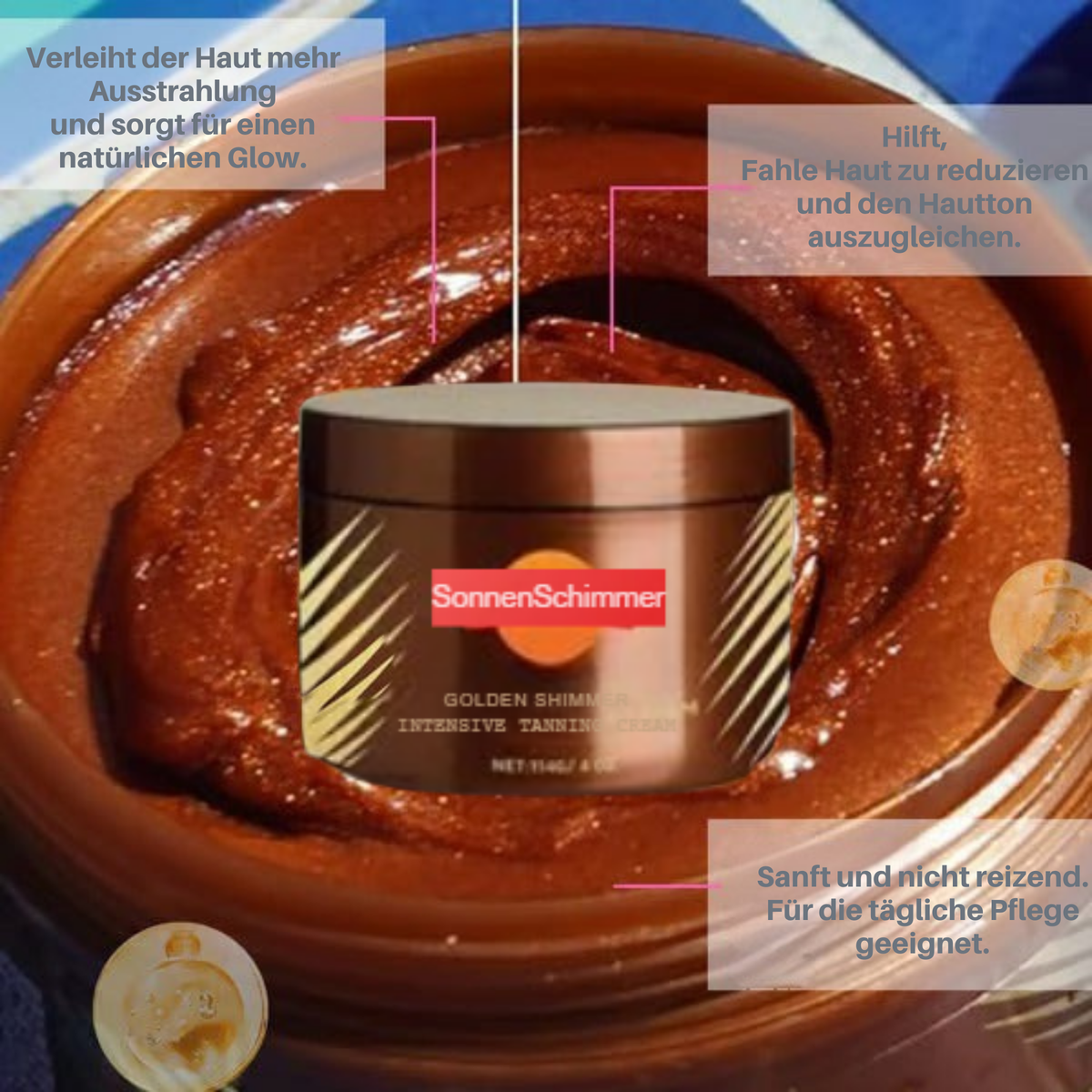 SonnenSchimmer™ / Gold Shimmer Selbstbräunungsbeschleuniger-Gel