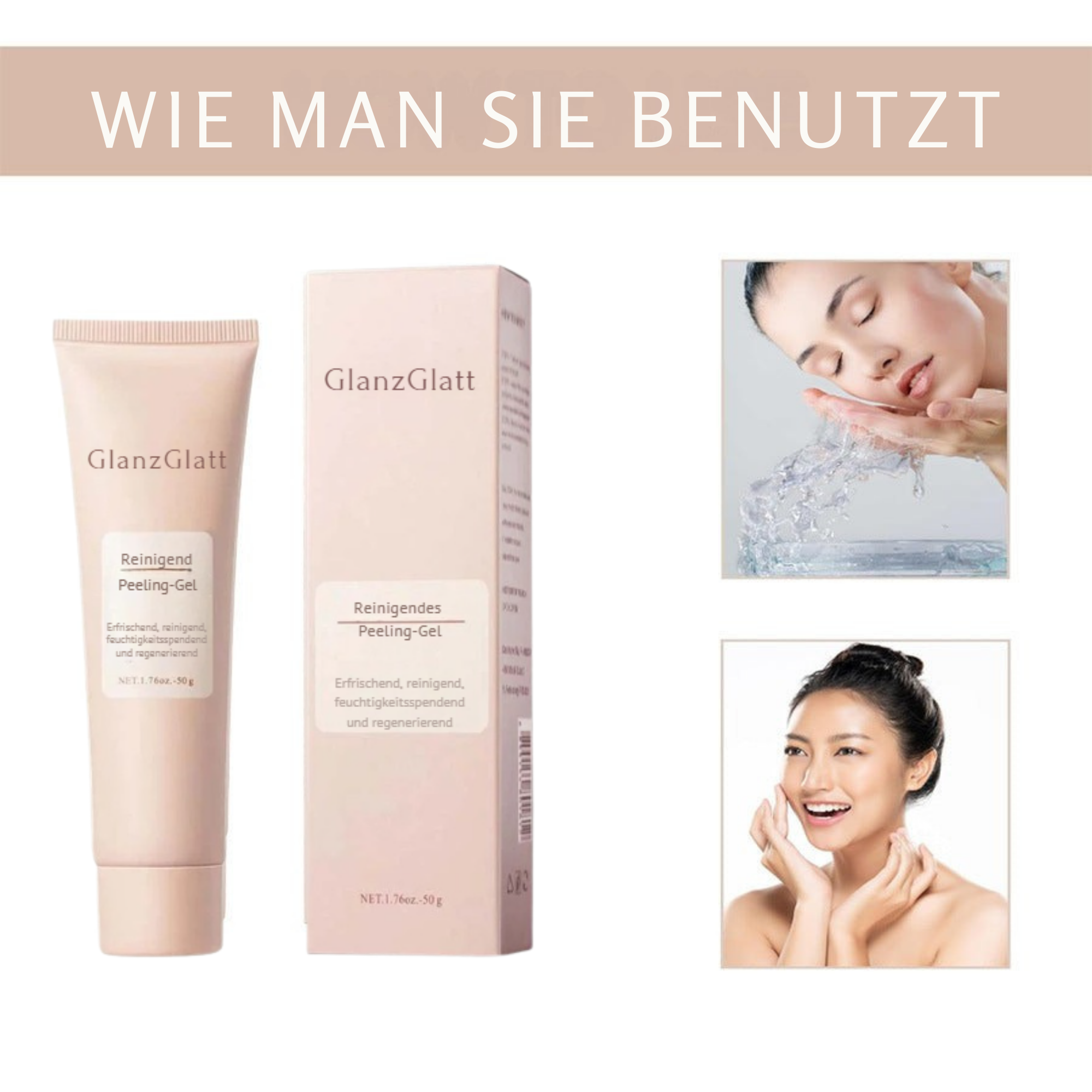 GlanzGlatt™ / Glatte Leuchtende Haut Sofort