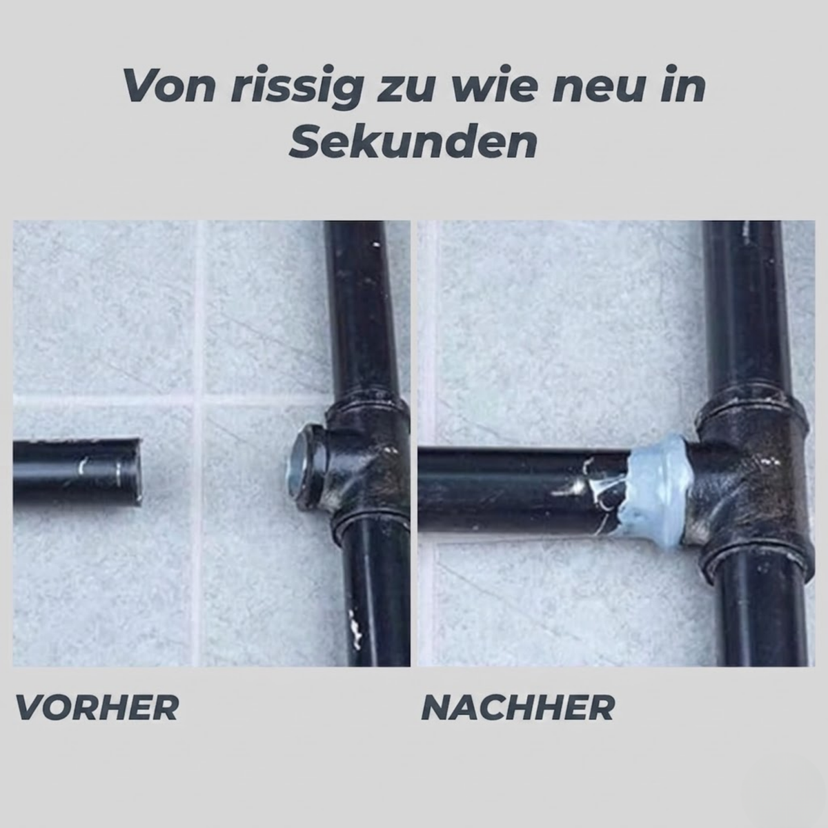 Hochleistungskleber für Holz, Metall & Kunststoff | Extra Starke Soforthaftung | Wasser- & Hitzebeständig für Dauerhafte Reparaturen – FixPro