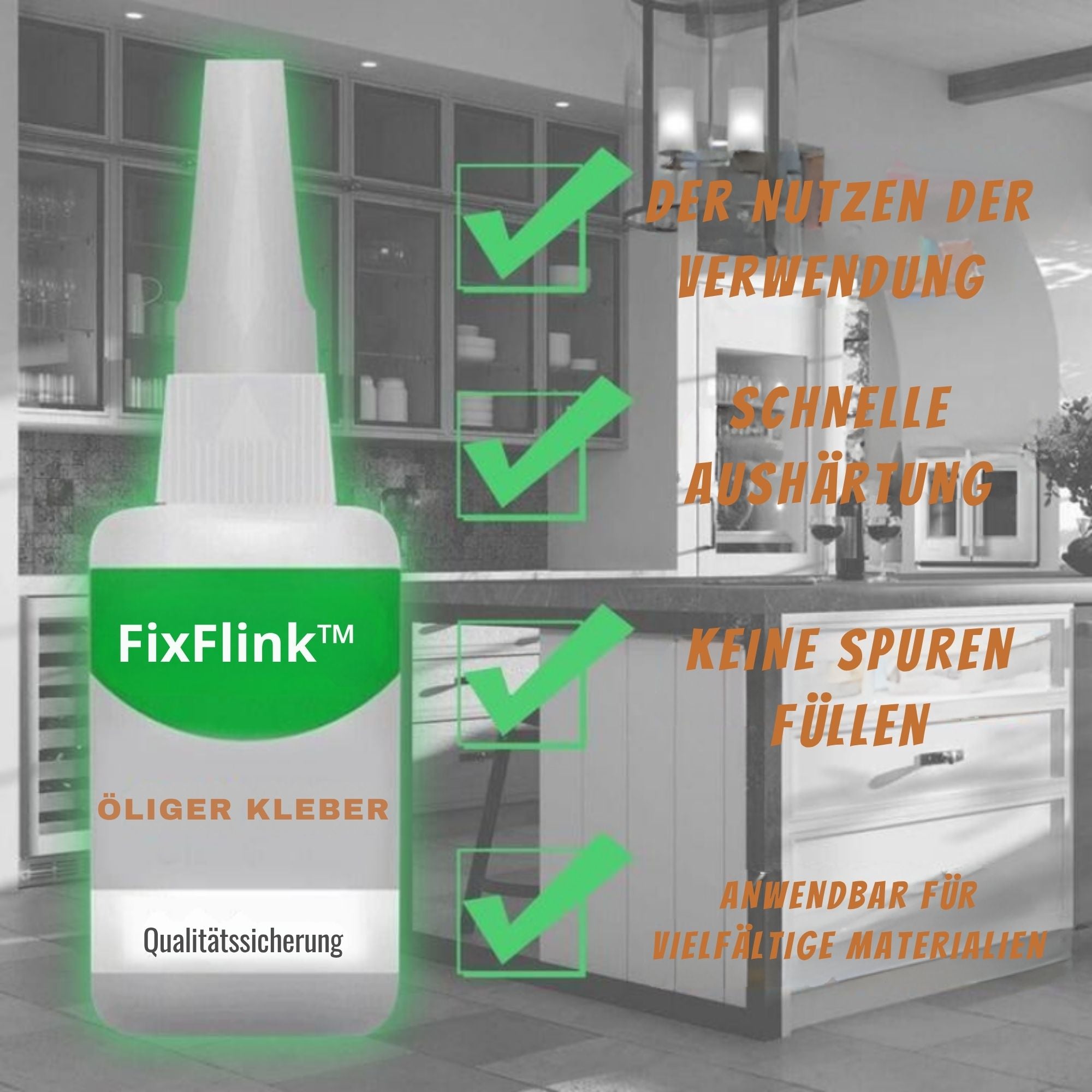 FixFlink™ / Sofortiger Und Langlebiger Gelkleber