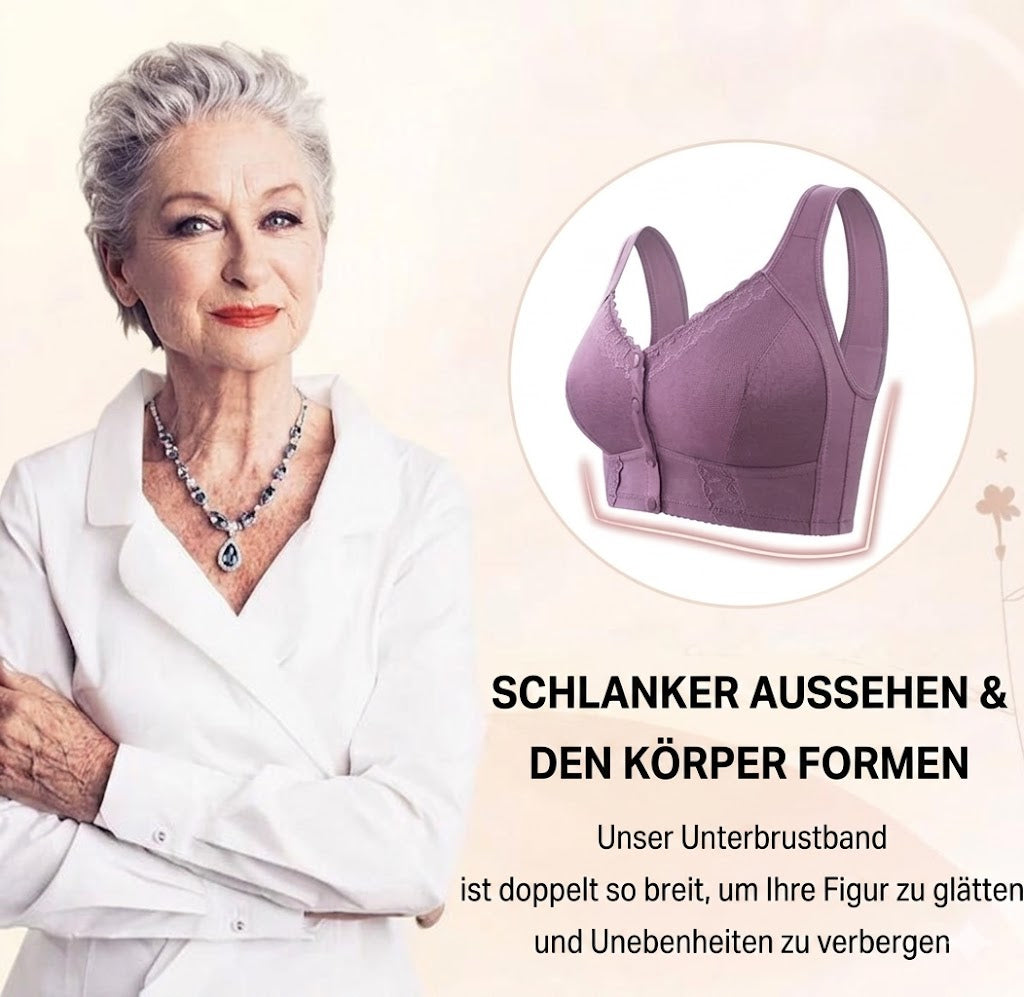 Softelle / Baumwoll BH mit Vorderverschluss (1+1 Gratis)