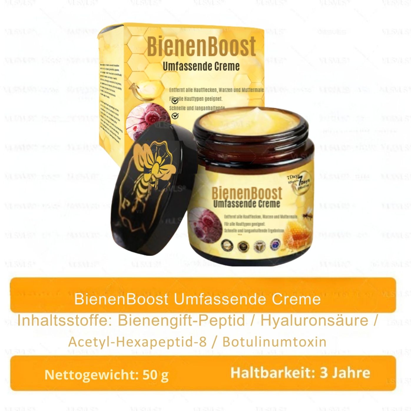BienenBoost™ / Straffende Anti-Aging Creme Mit Bienengift Peptiden (1+1 GRATIS)