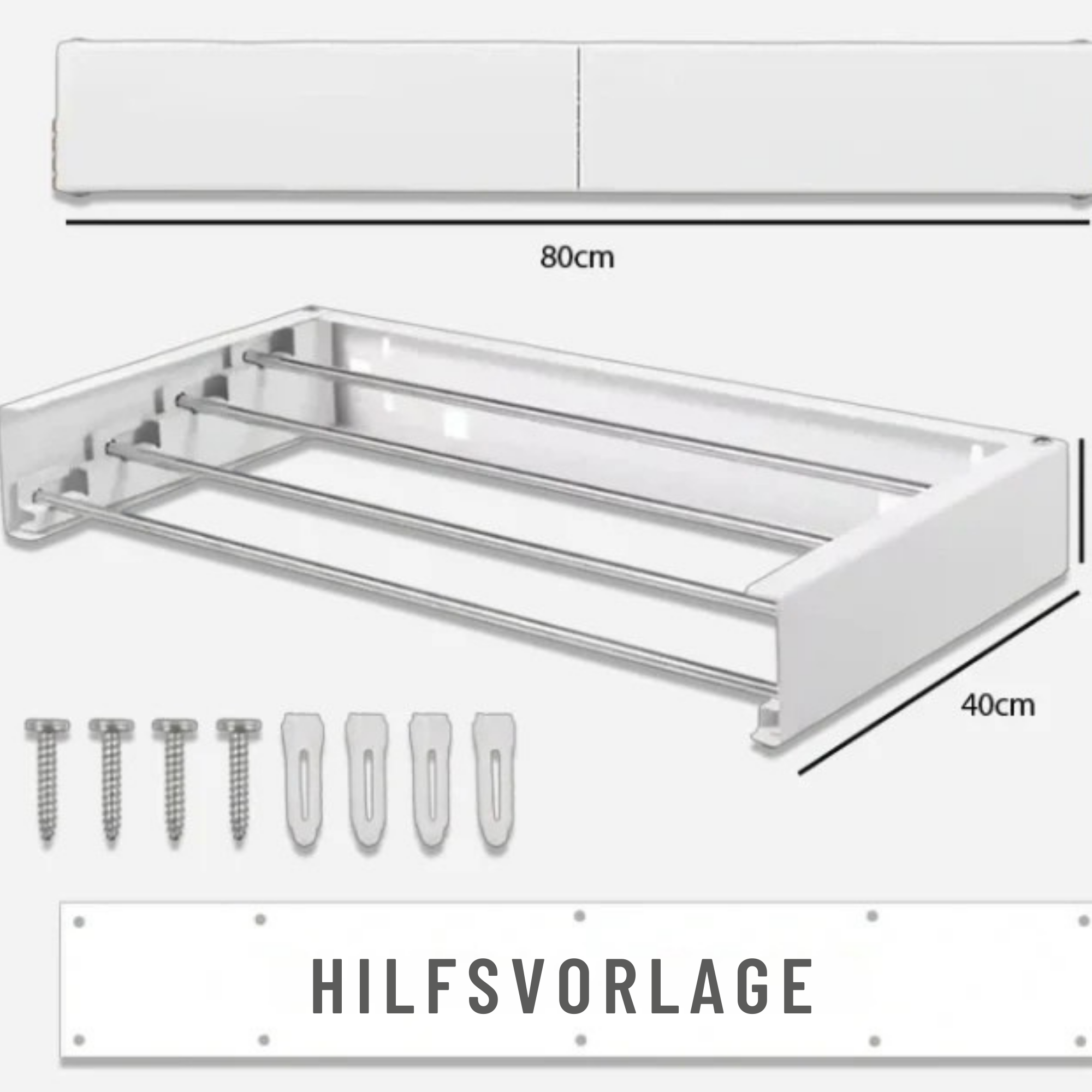 WäscheWand™ / Intelligenter Faltwäscheständer