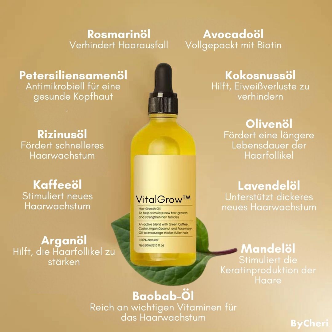 Katharina™ |  Ihre natürliche Ölbehandlung für Haarwachstum
