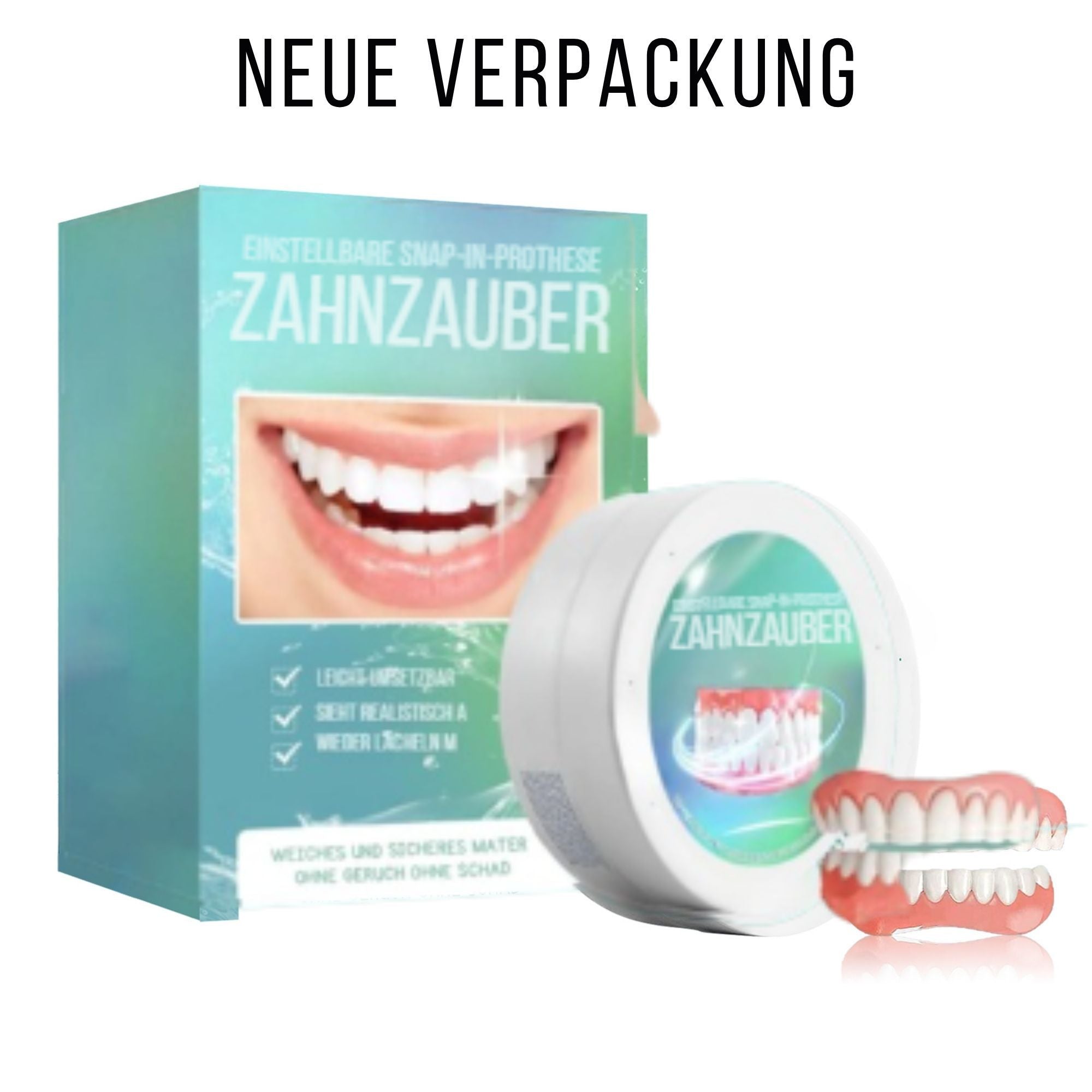 ZahnZauber™ / Silikon-Retention-Prothesenset