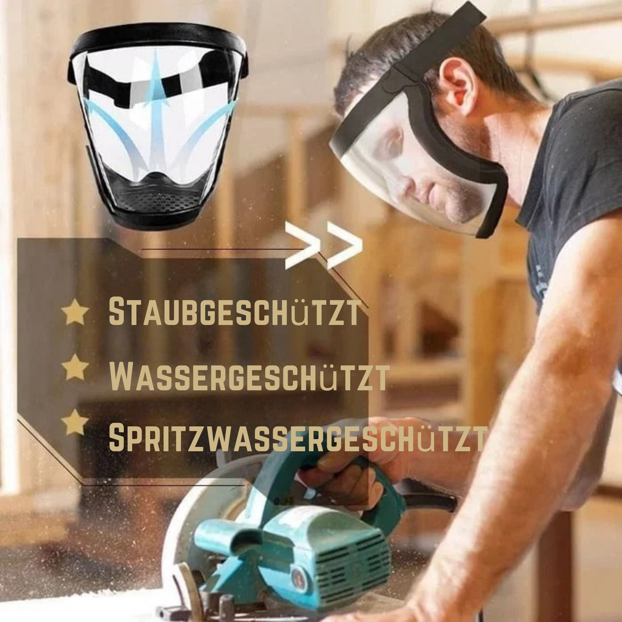 SicherSchild™ / Vollgesichtsschutz Für Sicherheit Und Komfort