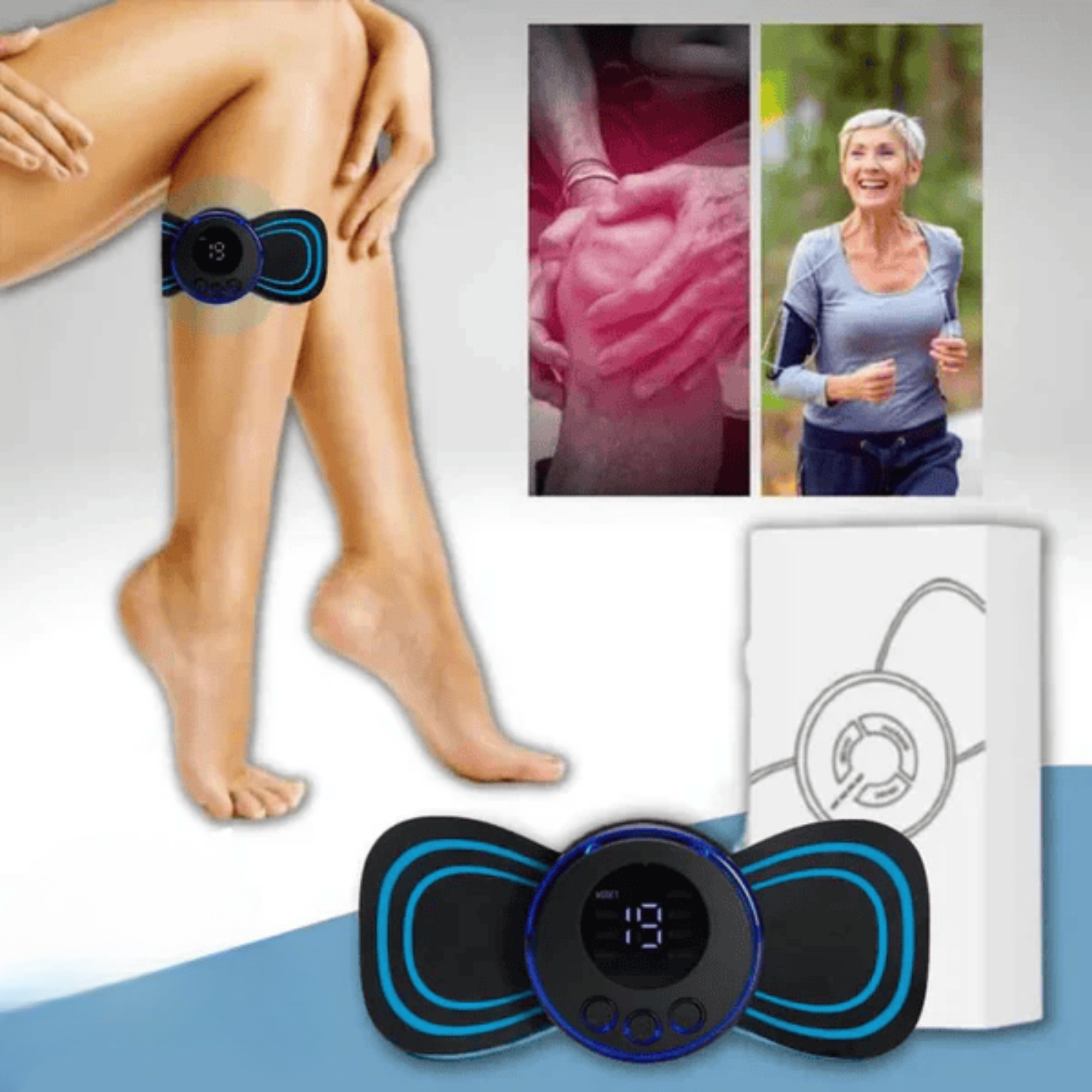 RelaxRund™ / Fußmassage + Mini Muskelmassagegerät
