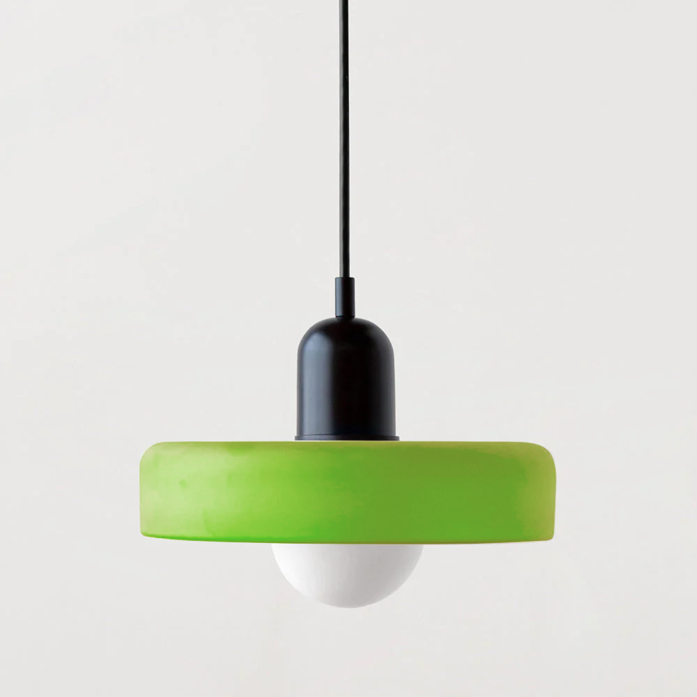 Aurelio™ | Bauhaus-Pendelleuchte aus farbigem Glas