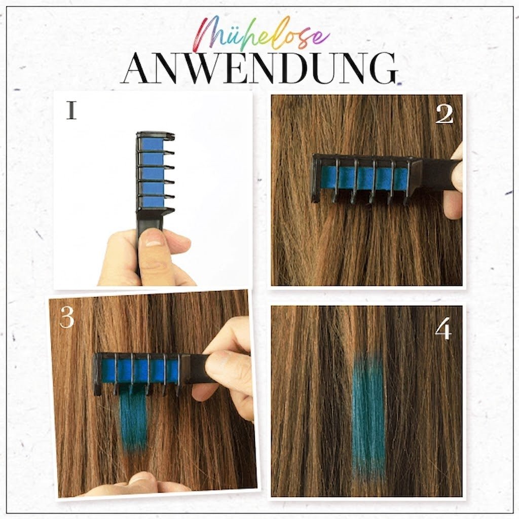 6+6 GRATISS HEUTE | FunColor / Haarfarb-Kamm mit auswaschbarer Farbe - Sopheria