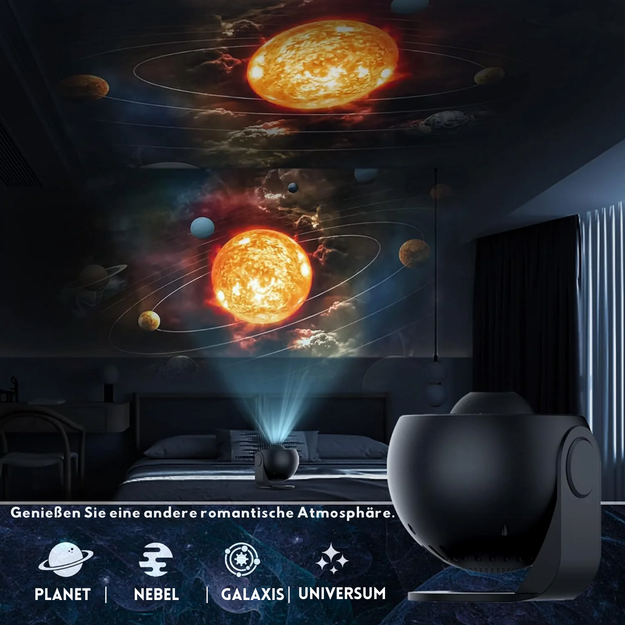 GalaxieGlanz™ / Minopia Sternenhimmel-Projektor