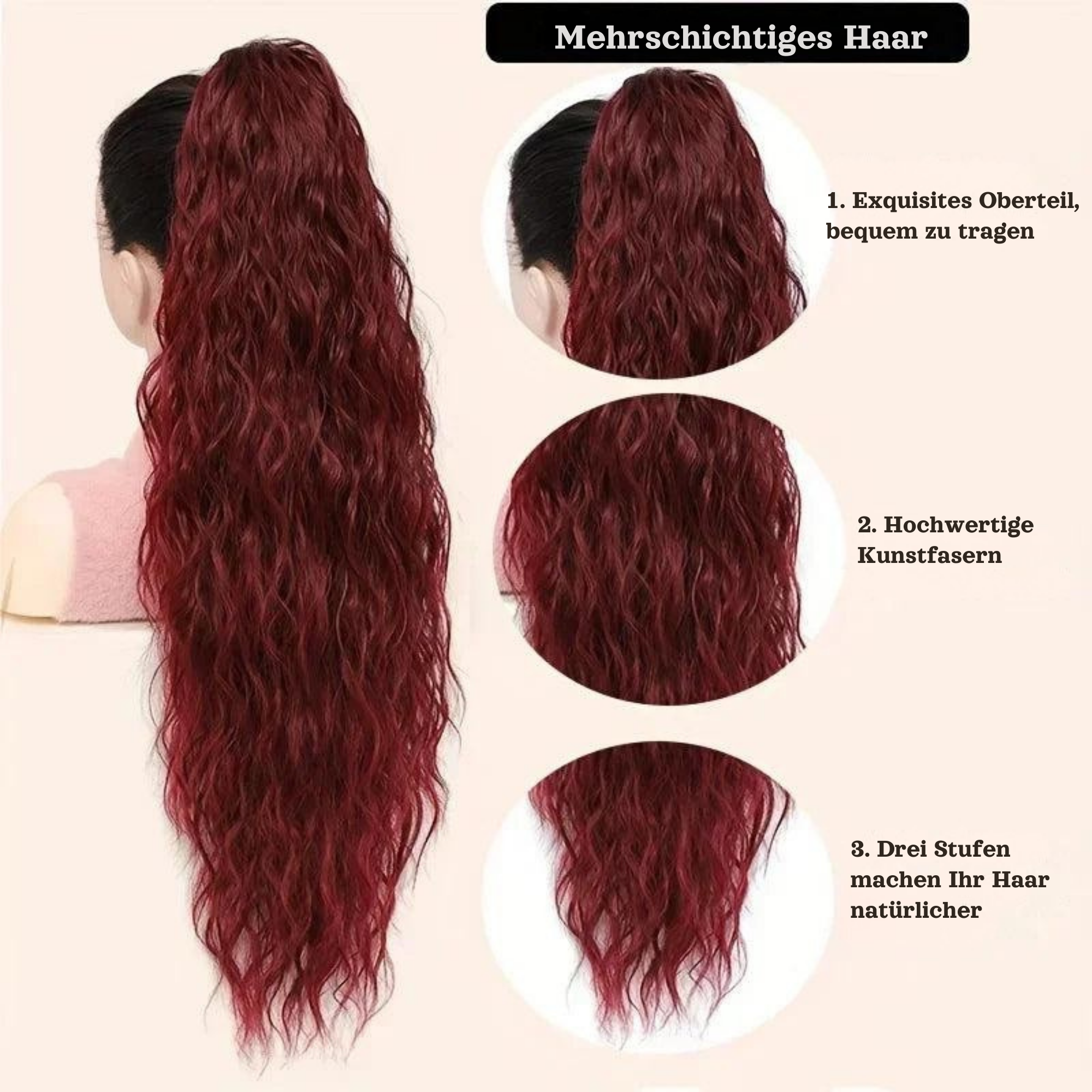 VolumenVibe™ / Volleres, Natürlich Aussehendes Haar In Minuten! (1+1 GRATIS)