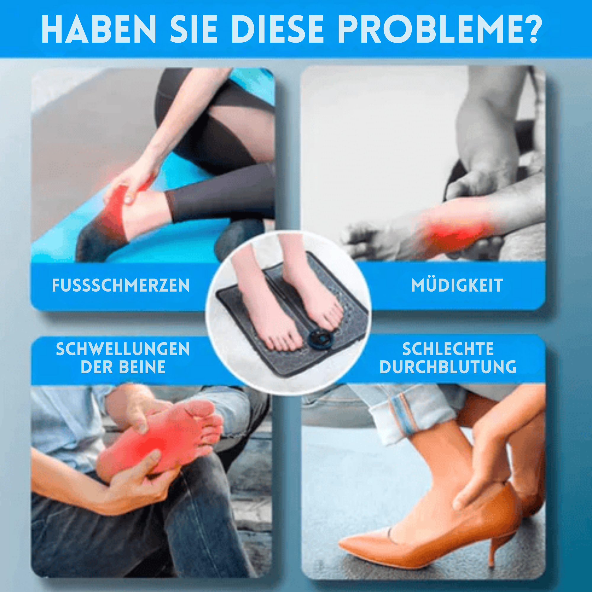 RelaxRund™ / Fußmassage + Mini Muskelmassagegerät