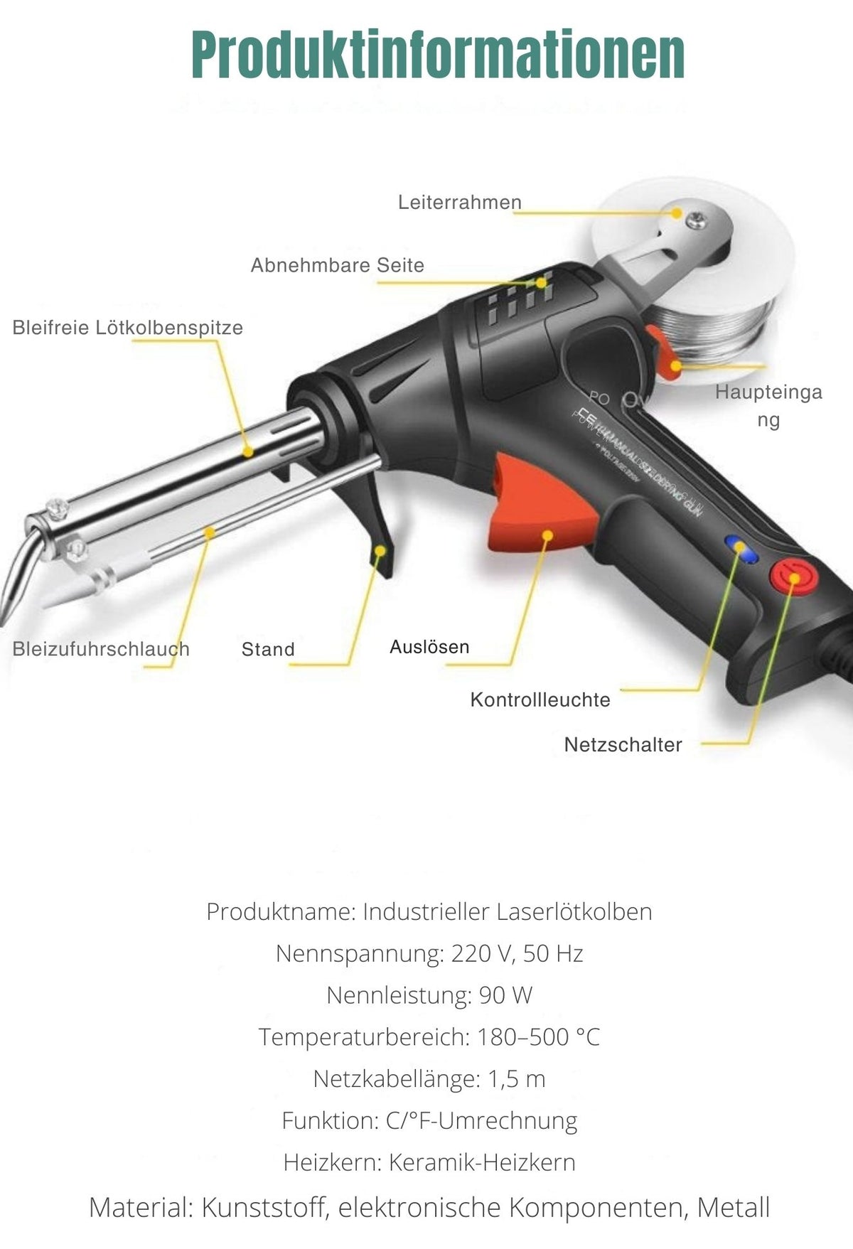 LaserLöter™ / Industrielles Laserschweißwerkzeug