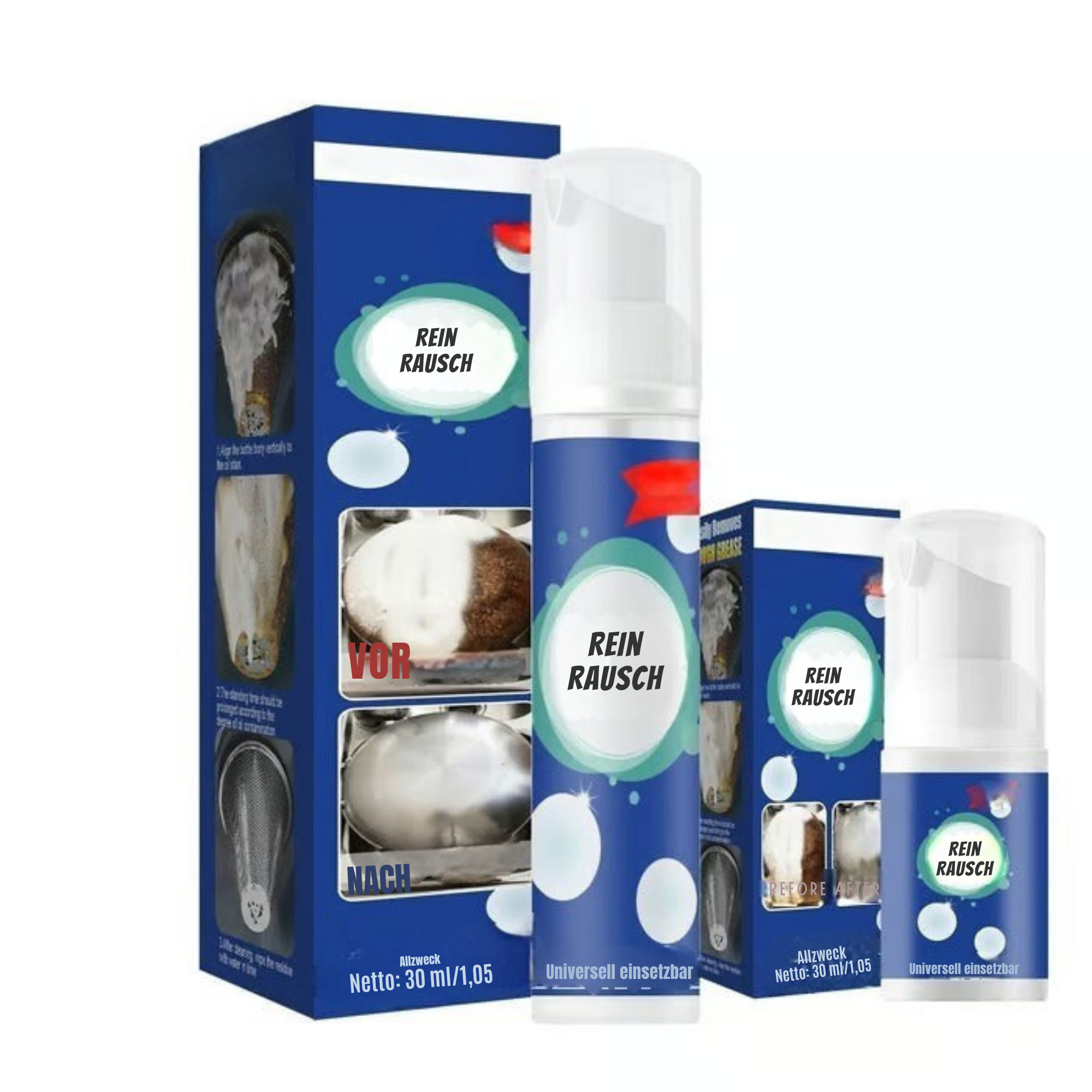 ReinRausch™ / Universelles Spülfreies Reinigungsspray