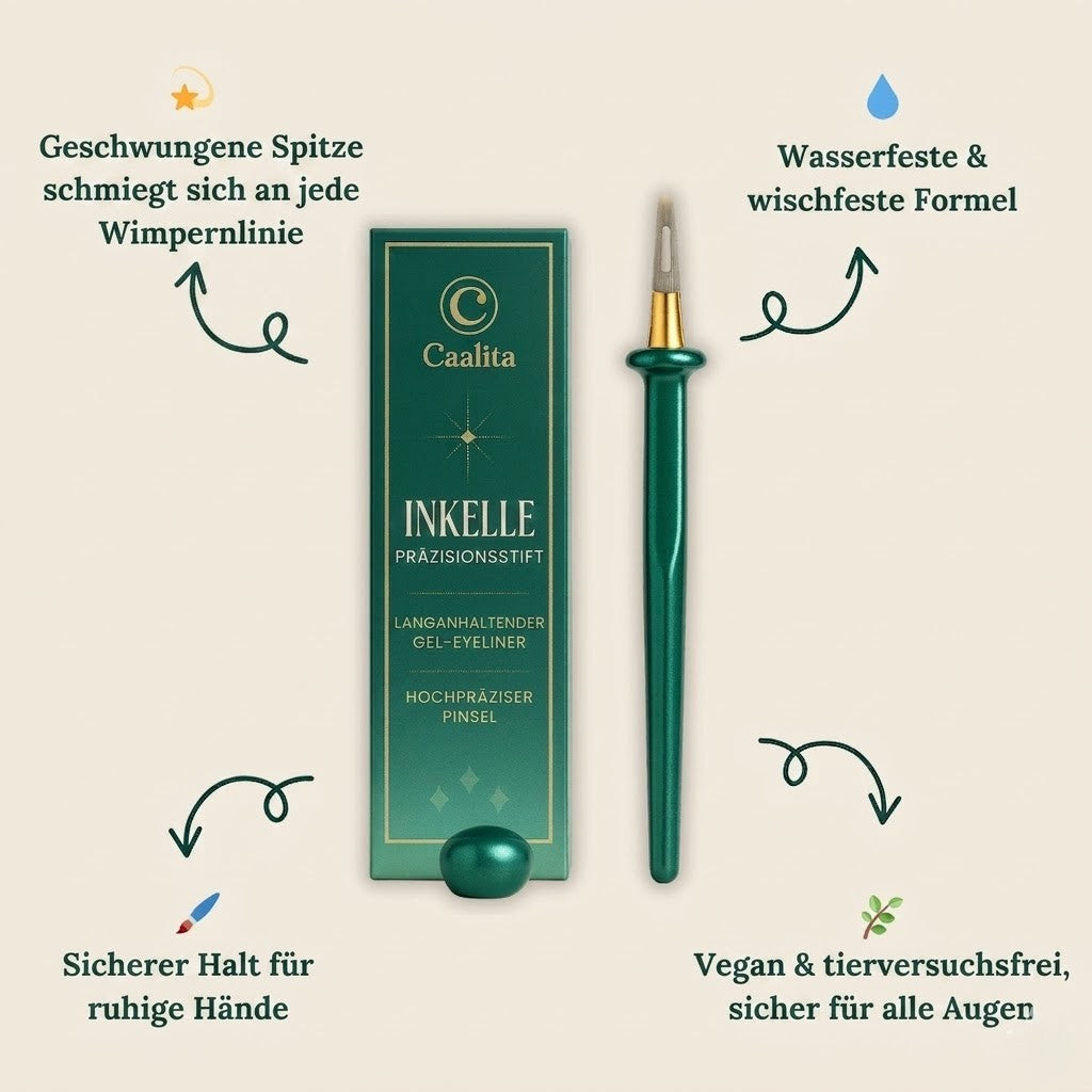 Inkelle / Eyeliner Stift | Präzisionsspitze Kontrolle | Langanhaltend wischfest Finish