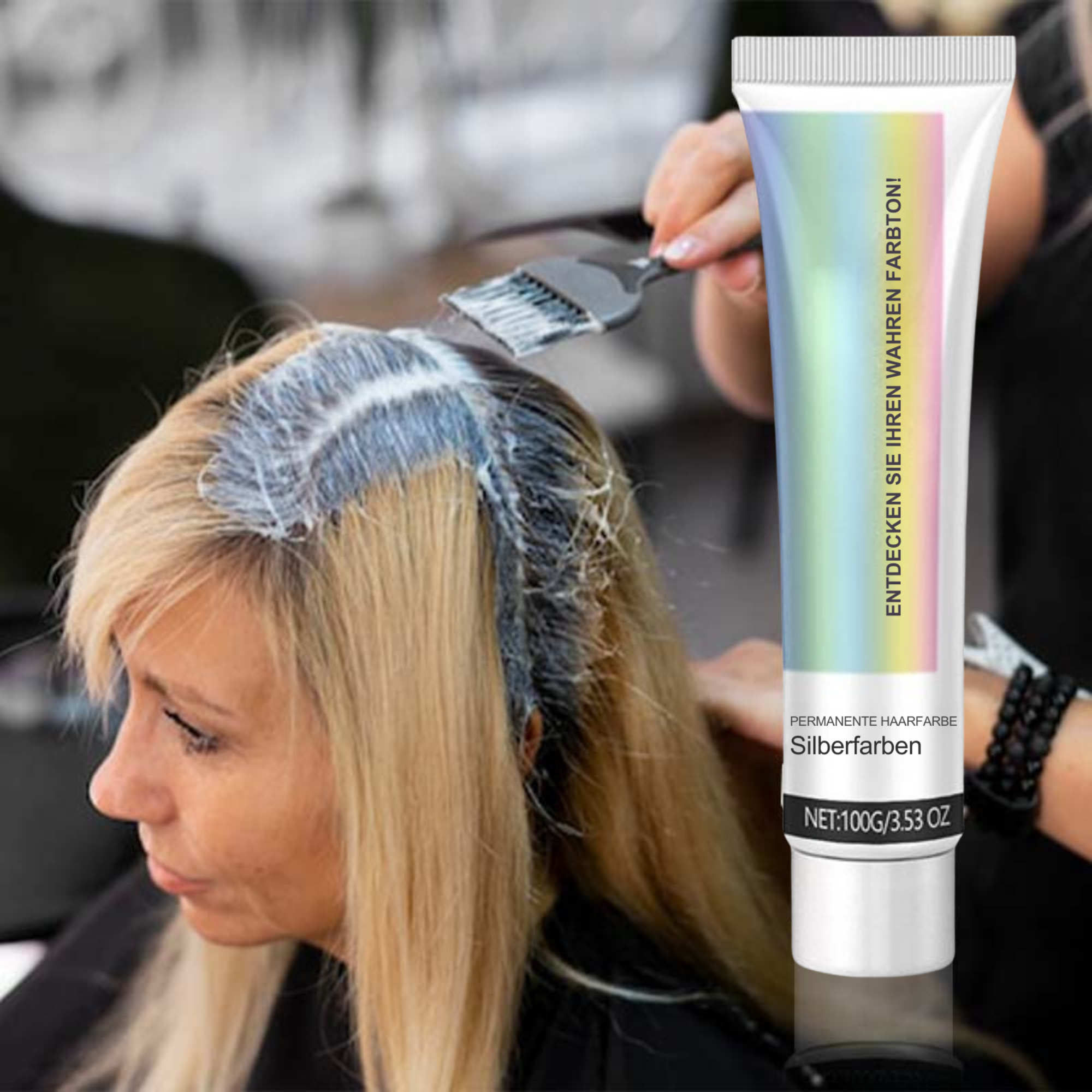 SilberSeide™ / Verwandle Haare In Ein Strahlendes, Gesundes Silber! (1+1 GRATIS)