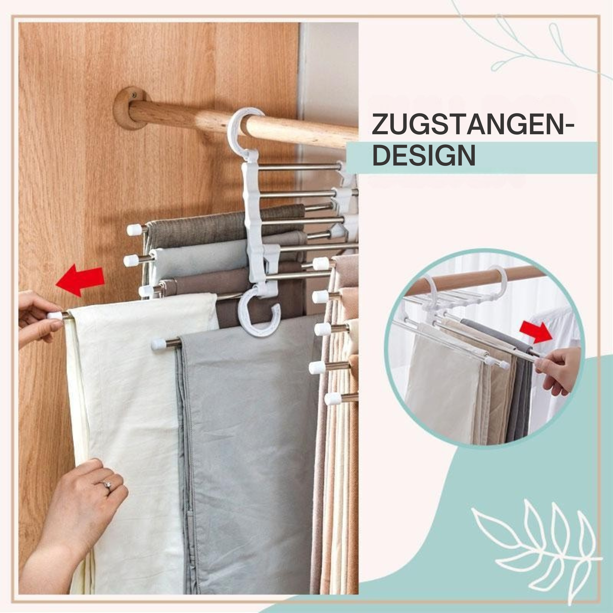 Multifunktionaler Hosenbügel