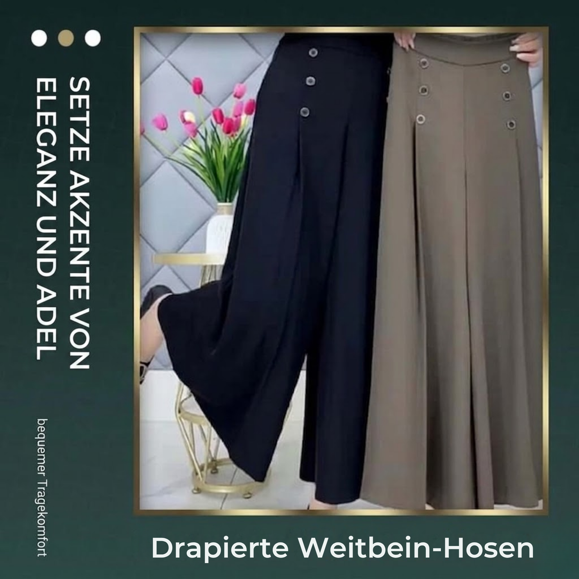 LuftHose – Damen Plisseehose | Schlank, Bequem & Knitterfrei
