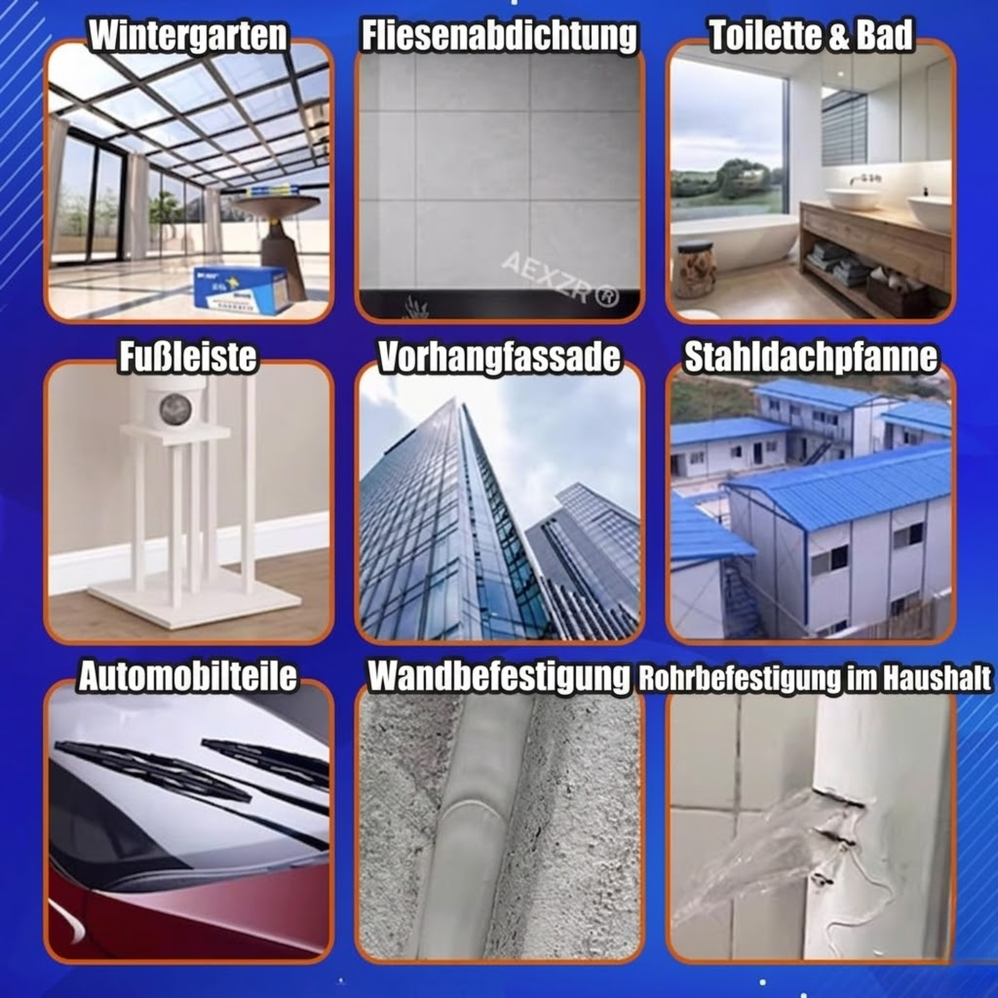 Dichtstoff | Wasserdichtes Silikon-Dichtmittel | Witterungsbeständig | SealGuard