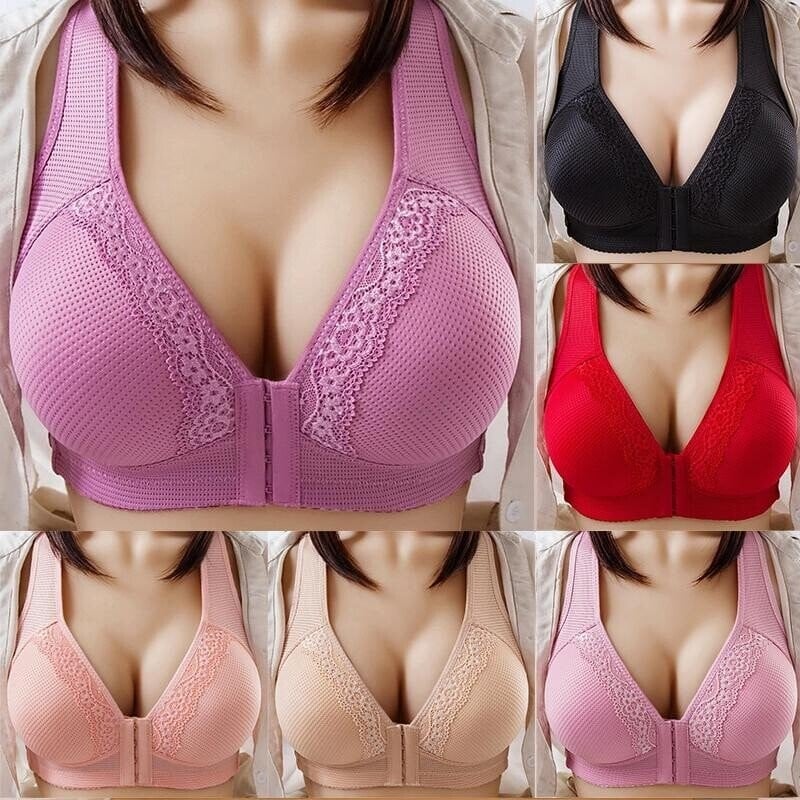 🔥Neuer Plus Size Sexy Push-up-BH mit Frontverschluss |  Sanvera🔥