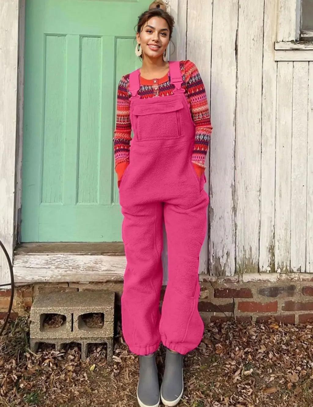 Margrit™ / Lässiger Warmer Fleece-Overall