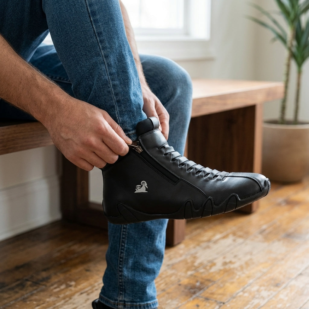 WohlWalker / Atmungsaktive orthopädische Sneaker – Ultimativer Komfort bei jedem Schritt