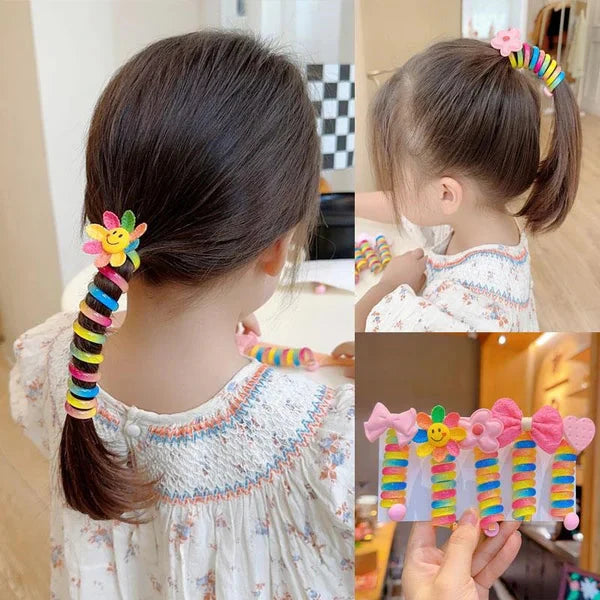 HaarHerz™ / Kleine Prinzessin Telefonkabel Haargummis