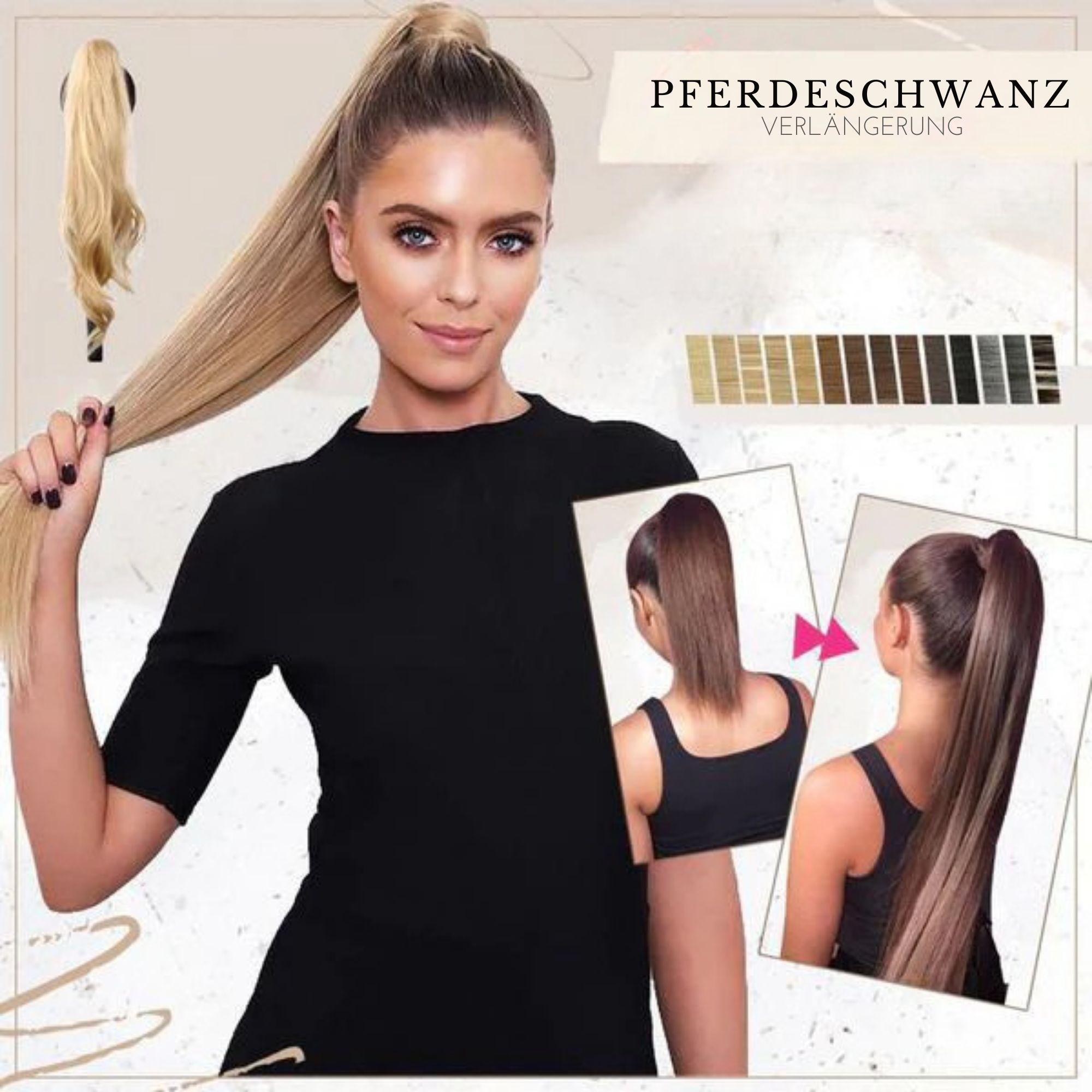 GlanzZopf™ / Pferdeschwanzverlängerung (1+1 GRATIS)