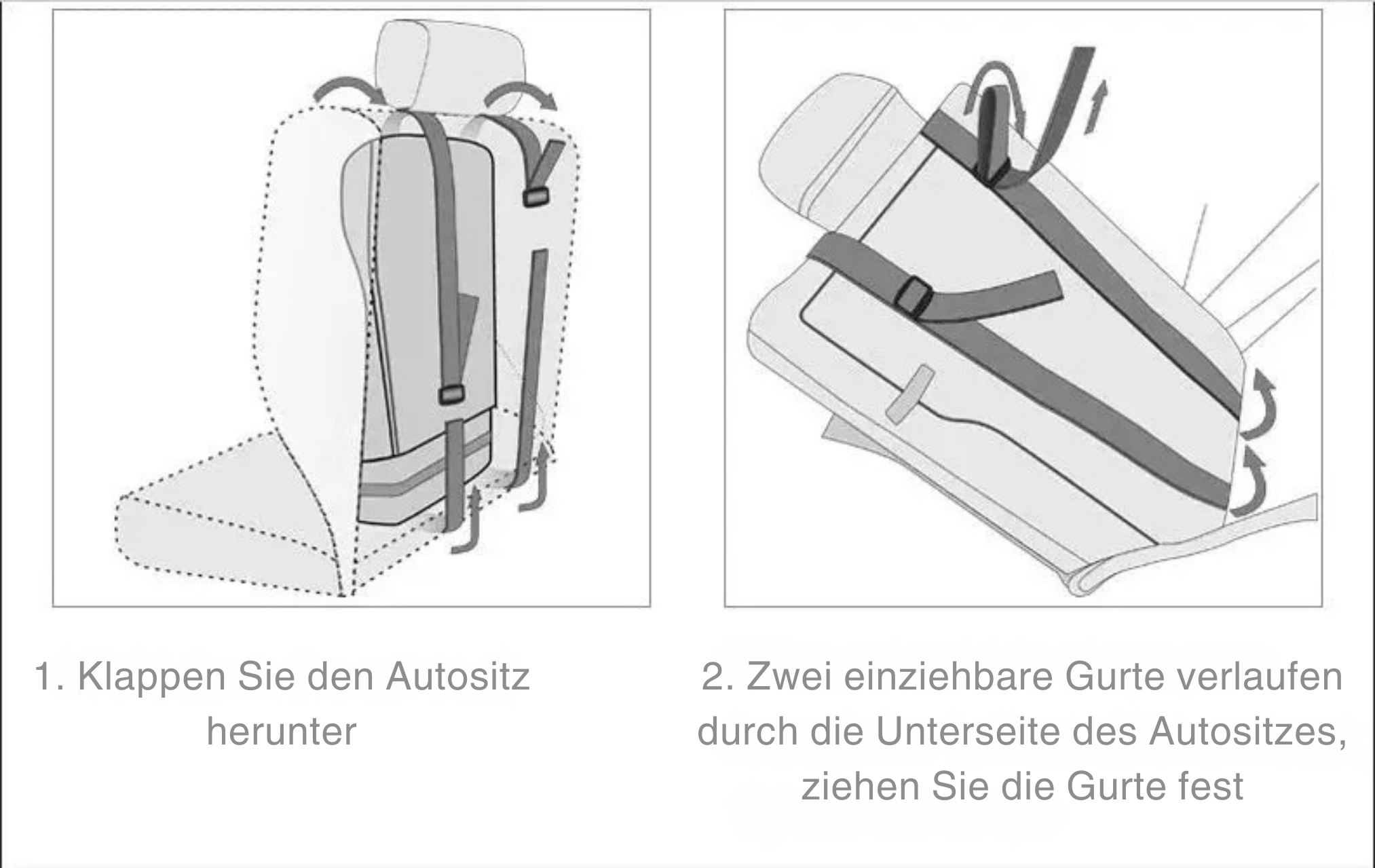 SicherSitz™ / Tragbarer Kindersicherheitssitz