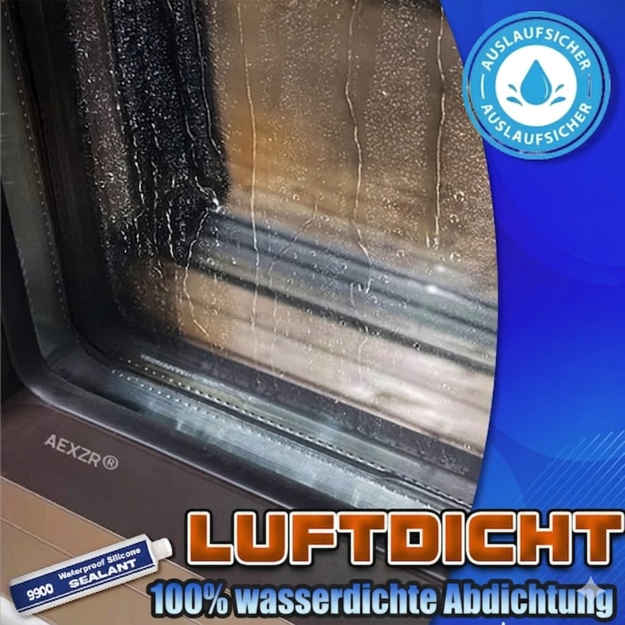 Dichtstoff | Wasserdichtes Silikon-Dichtmittel | Witterungsbeständig | SealGuard