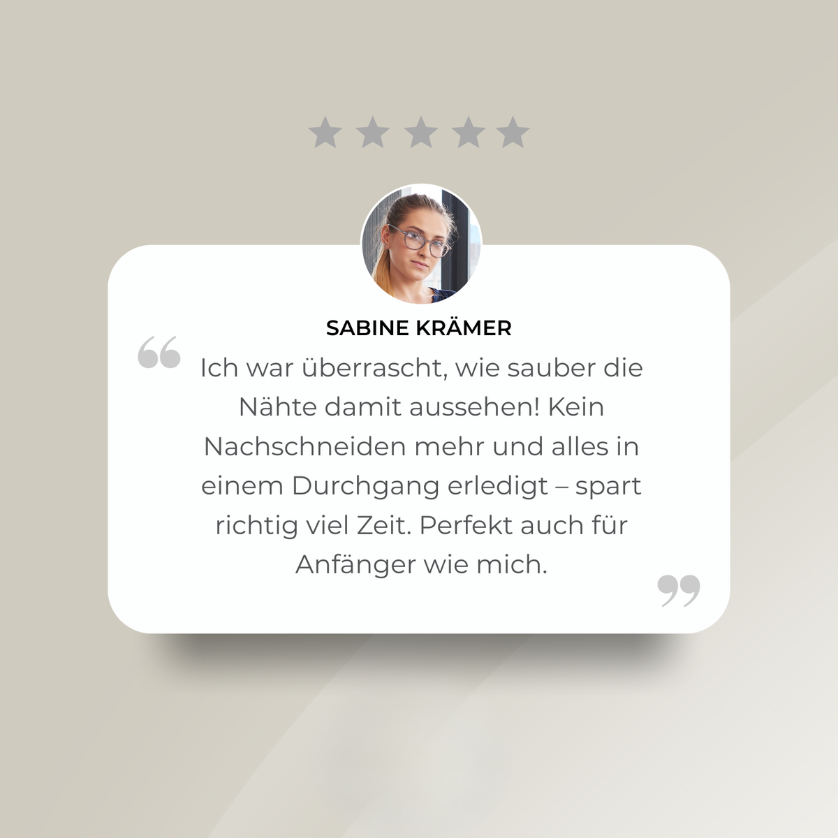 StitchMate / Professionelles Nähen und Schneiden in einem Schritt kombiniert
