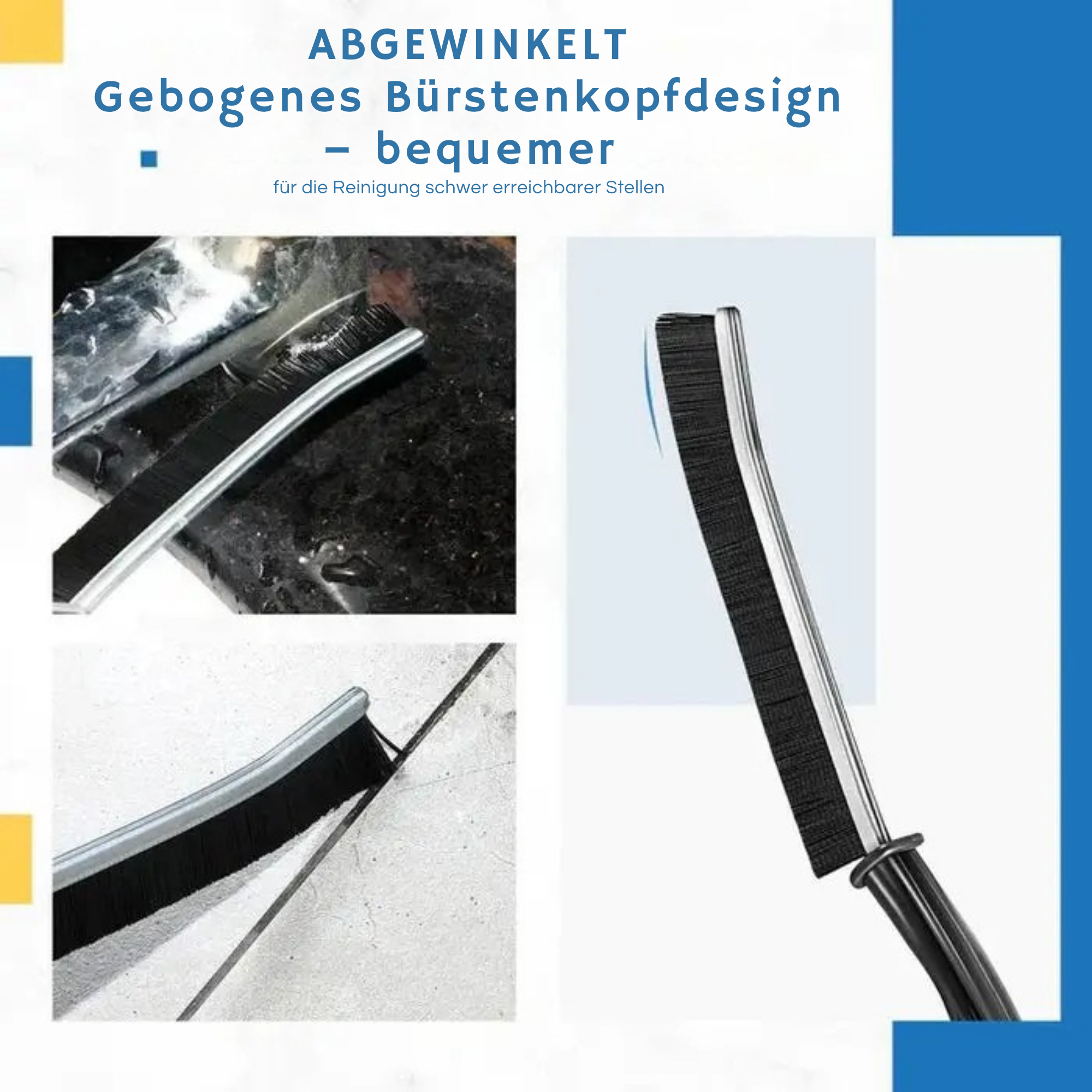GriffGlanz™ / Fugenreinigungsbürste mit harten Borsten