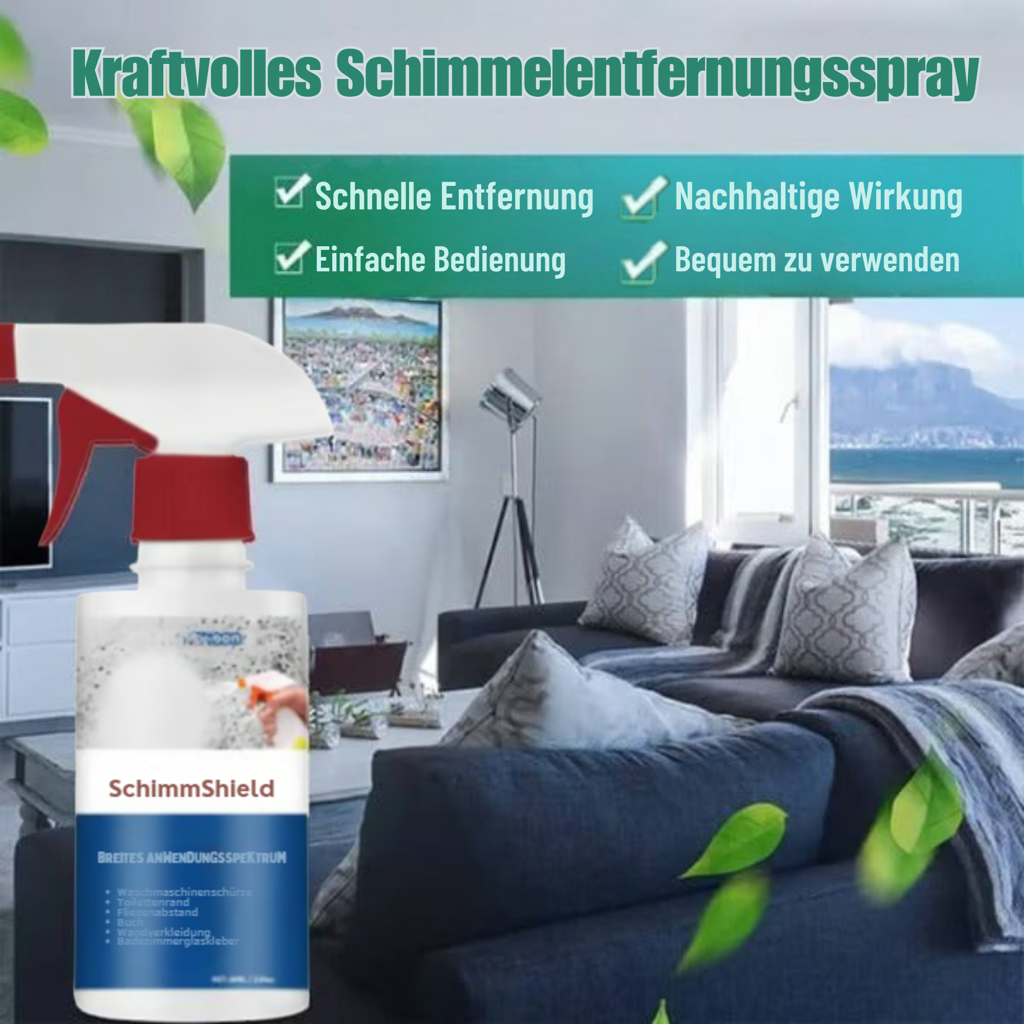 SchimmShield™ / Leistungsstarker Schimmelreinigungsschaum