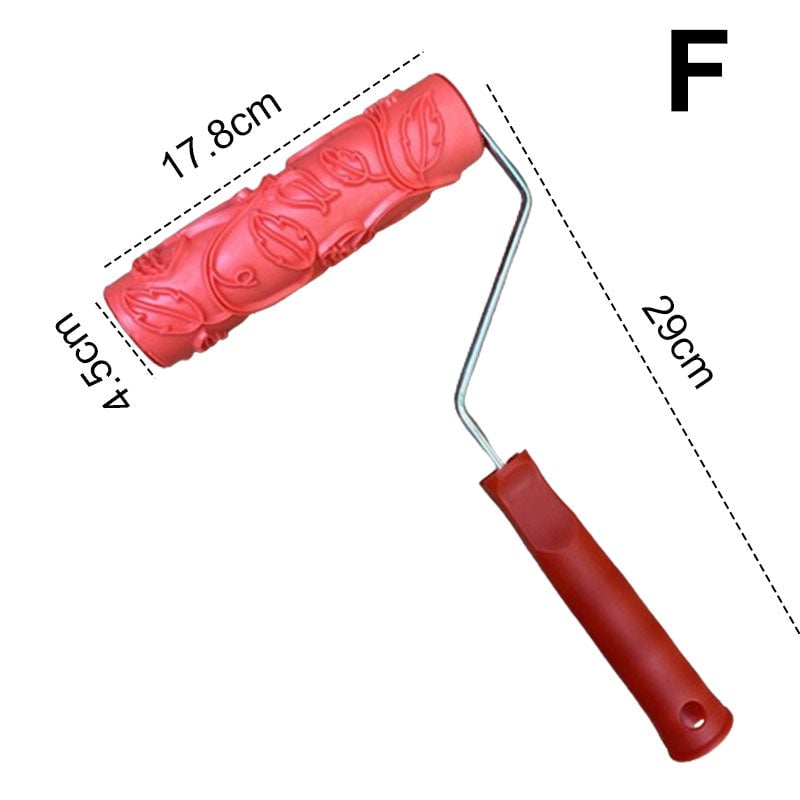 RollenTausch™ / Farbroller mit Prägestruktur für Wanddekoration