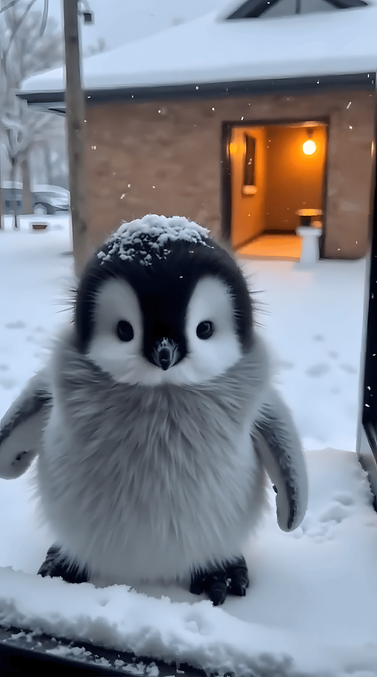 PinguPlüsch™ / Super Realistischer Plüsch KI Pinguin