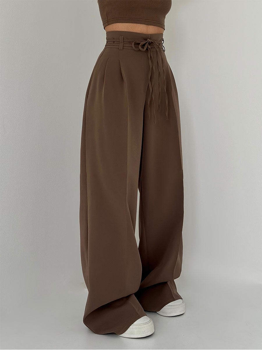 LENA – Weit geschnittene High-Waist-Hose