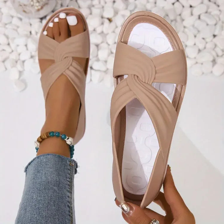 Gabriele / Bowtie Slide Sandalen