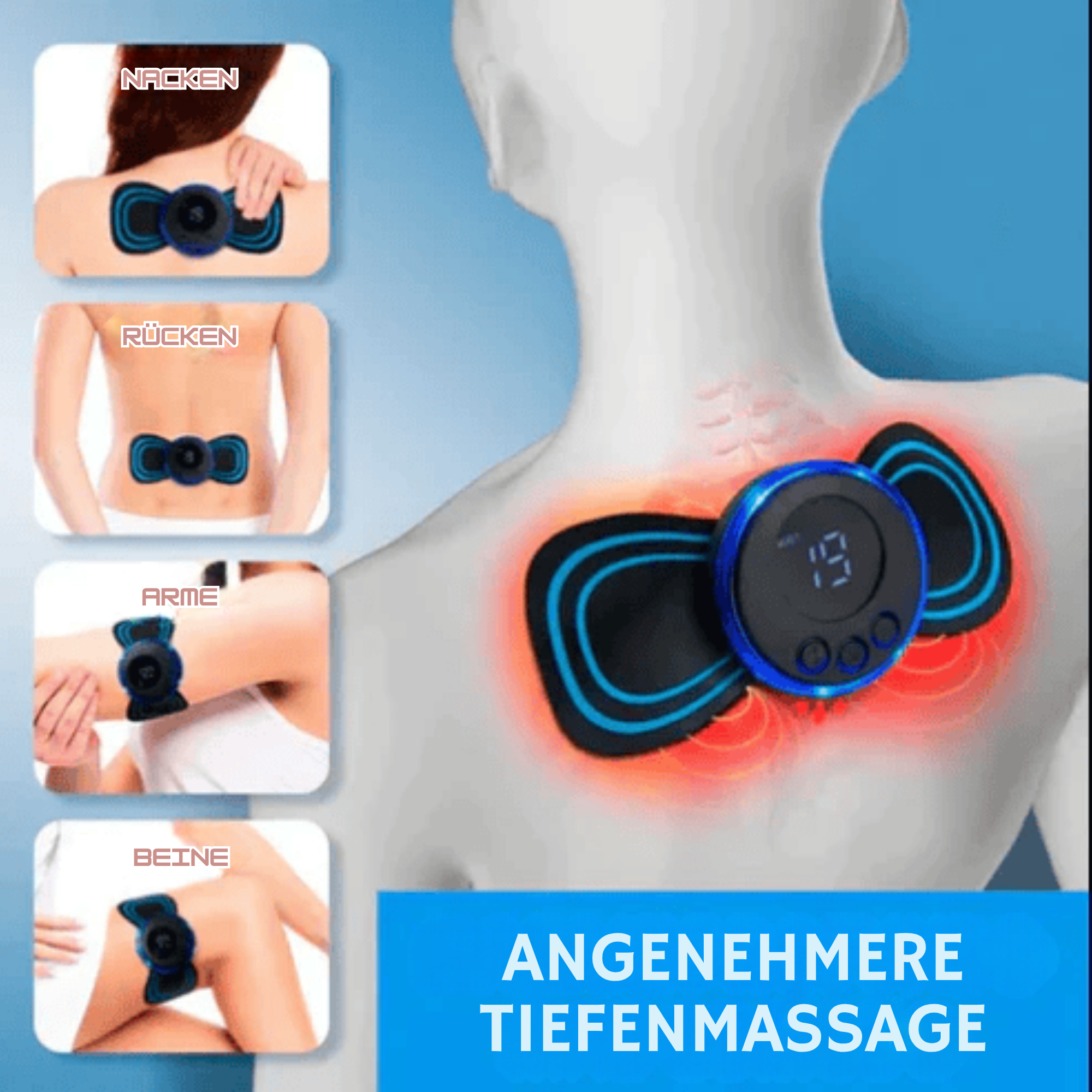 RelaxRund™ / Fußmassage + Mini Muskelmassagegerät