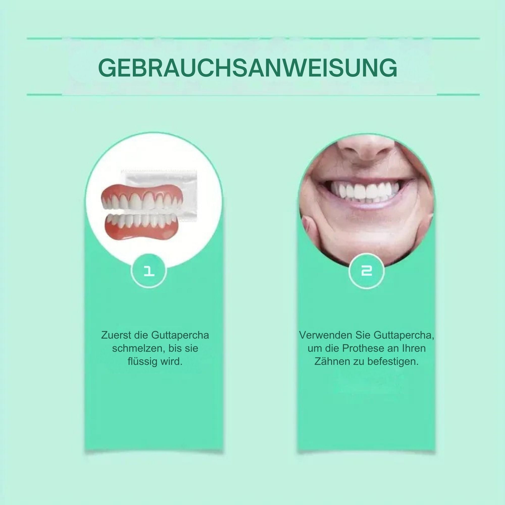 ZahnZauber™ / Silikon-Retention-Prothesenset