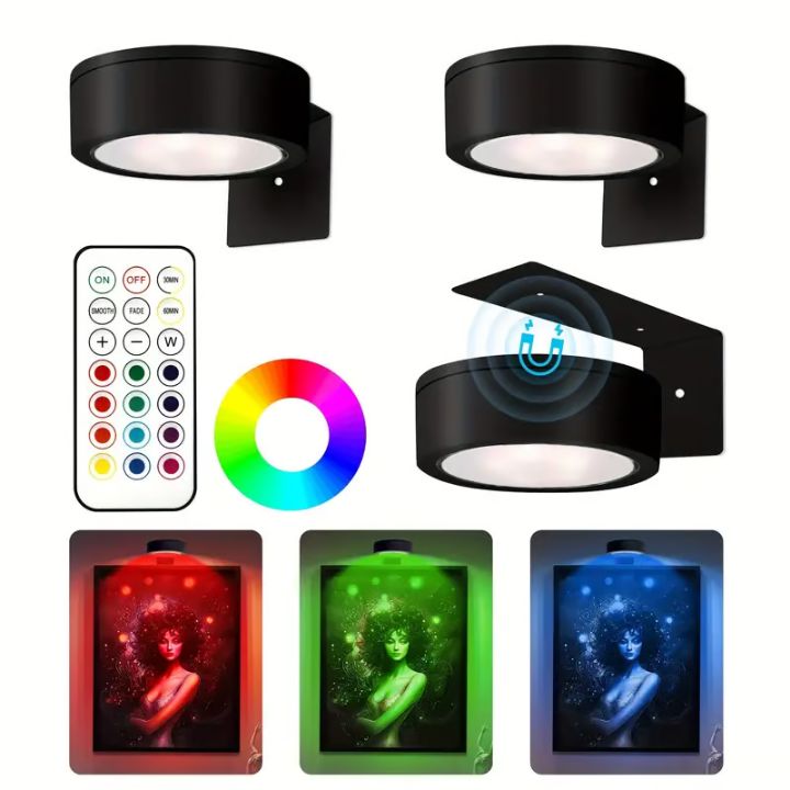 1+1 Gratis | Magnetische LED-Galerieleuchte – Wiederaufladbar & Stufenlos dimmbar