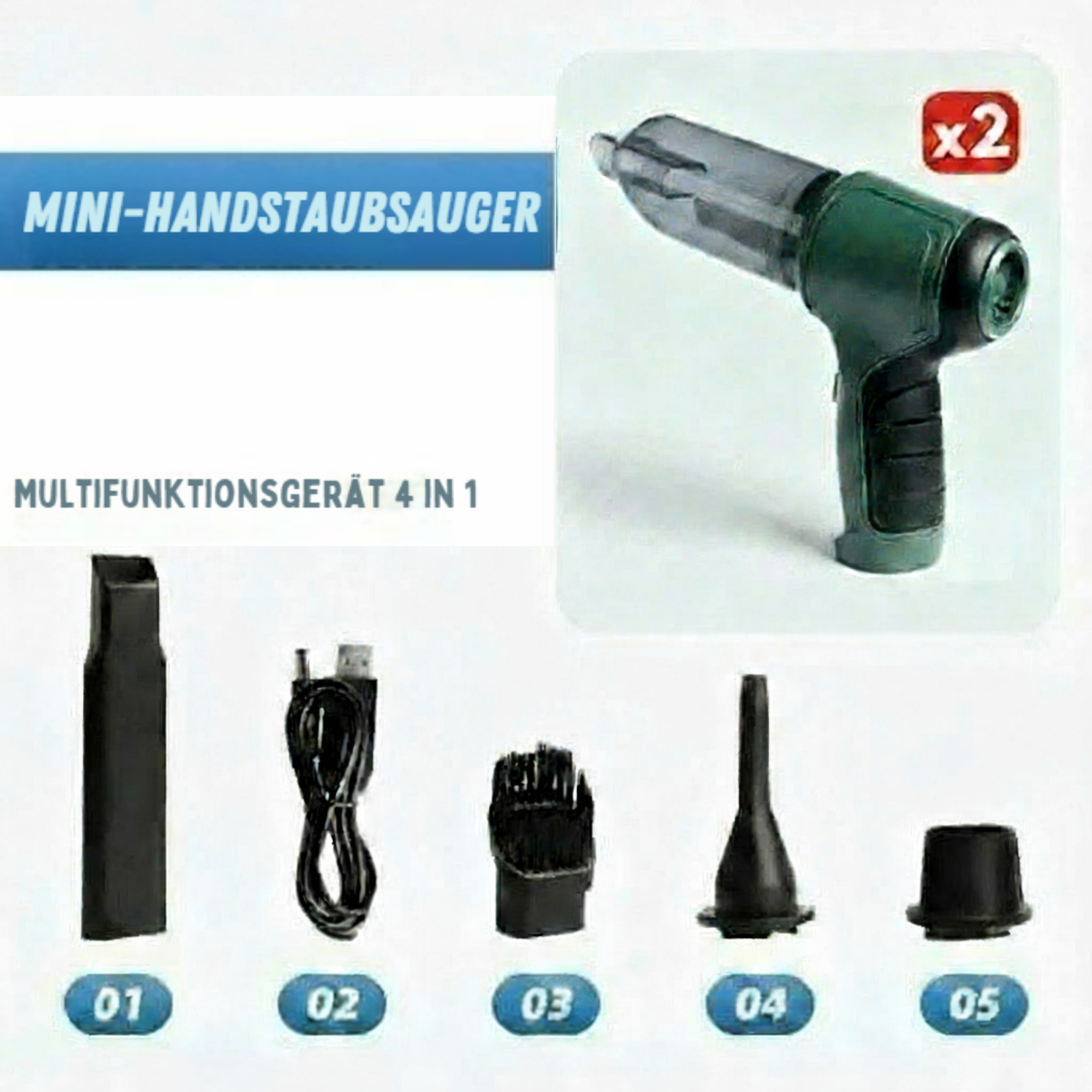 StaubStar™ / Kabelloser Handstaubsauger fürs Auto