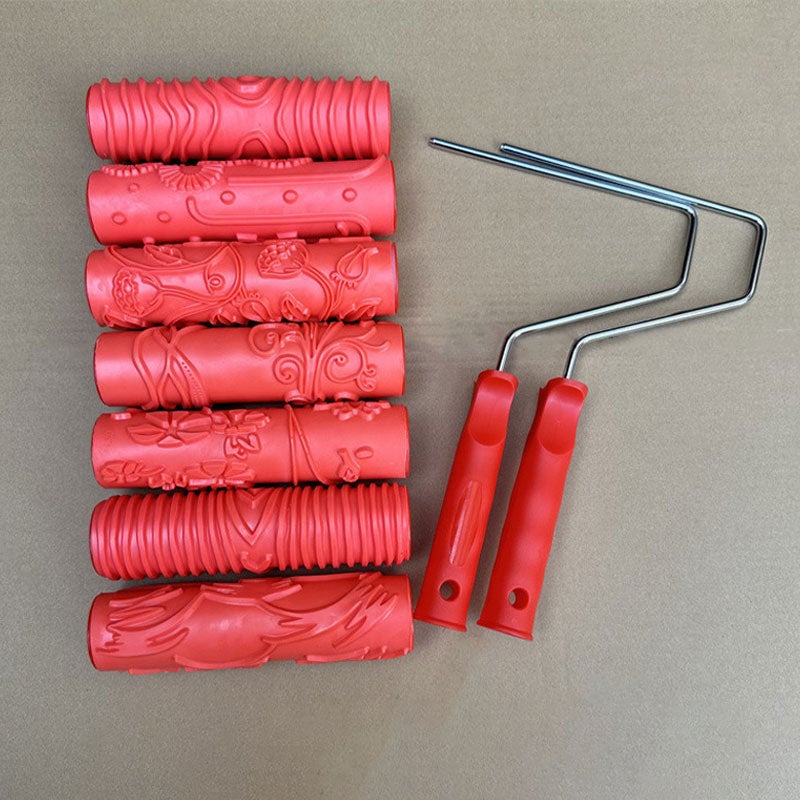 RollenTausch™ / Farbroller mit Prägestruktur für Wanddekoration