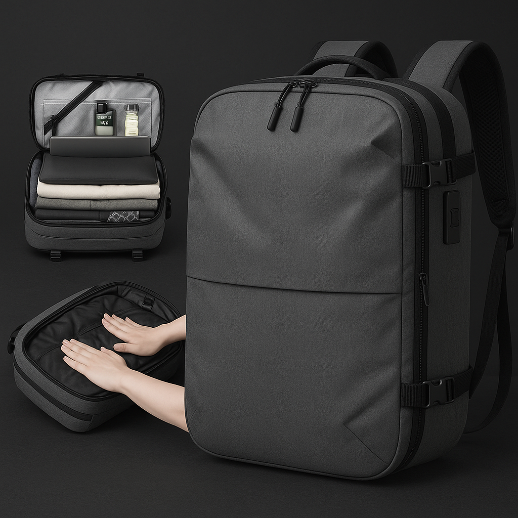 ReiseRaum™ / Vielseitiger Reise-Rucksack
