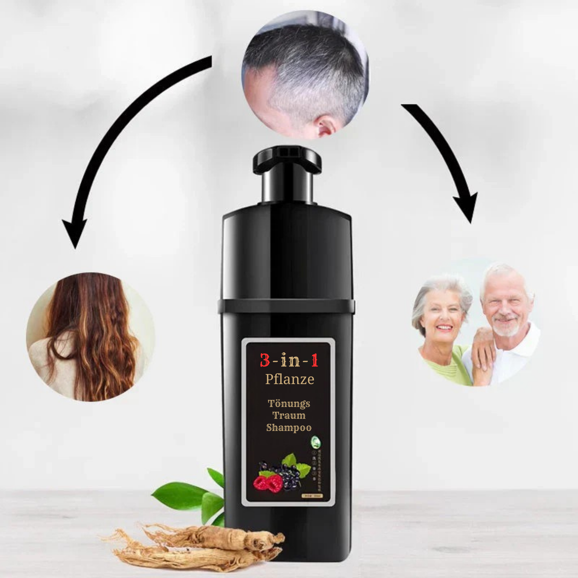 TönungsTraum™ / Chemiefreie Haarfarbe (1+1 GRATIS)