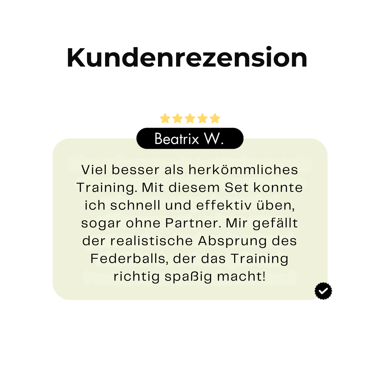 FederFit™ / Trainingsset Für Badminton