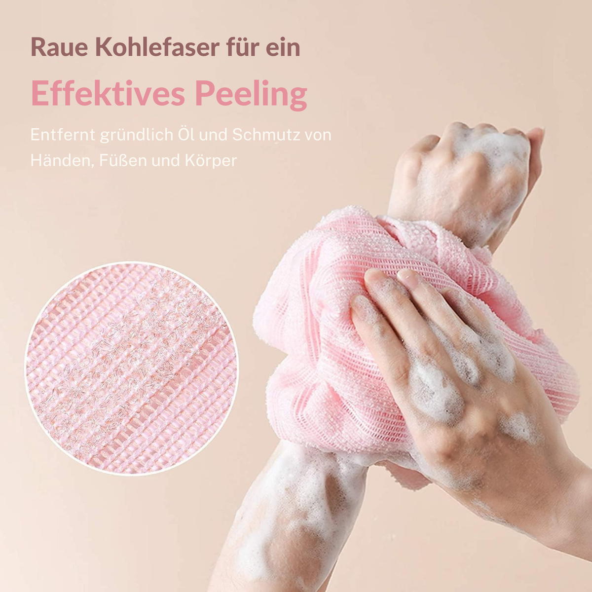 1+1 GRATIS | Luisa Peelingtuch – Antibakterielle Tiefenreinigung für seidig glatte Haut