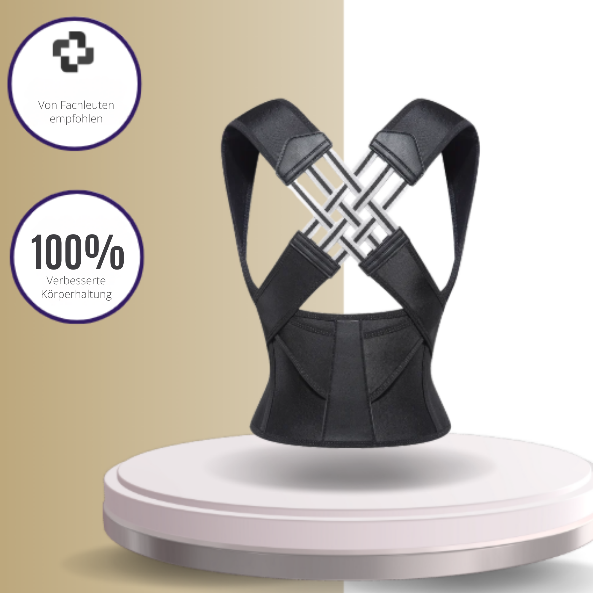 StützStrom™ / Korrigiert Ihre Haltung und Lindert Rückenschmerzen